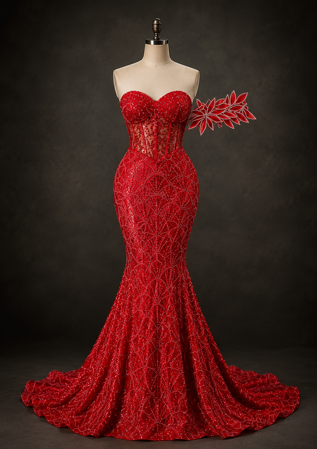 Red Prom Dress 01
