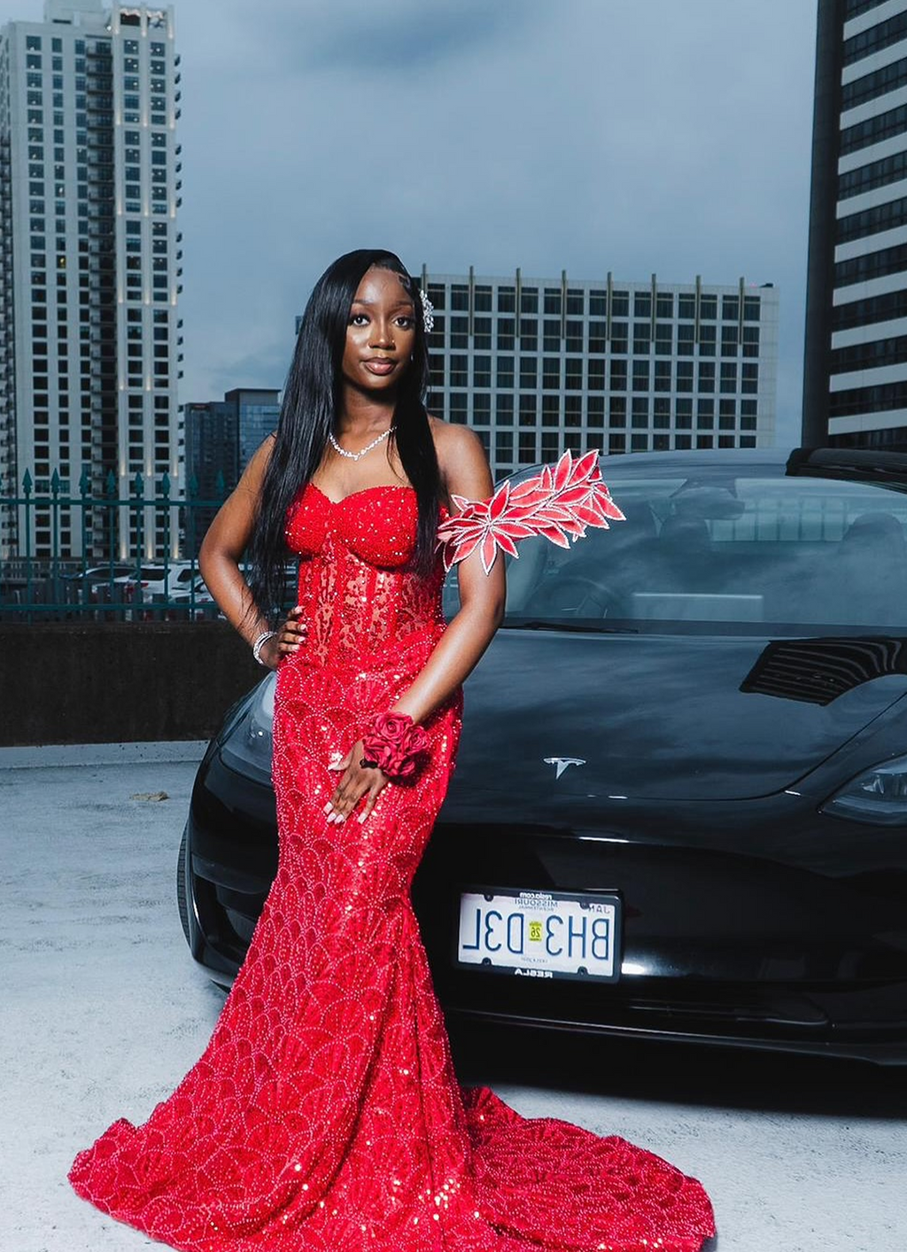 Red Prom Dress 01